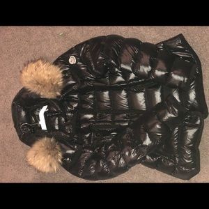 Authentic black Moncler coat